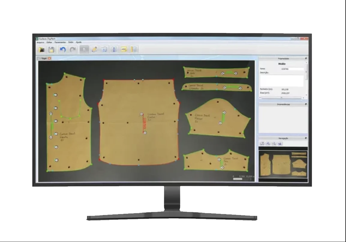 Audaces Digiflash Kalıp Aktarma Programı